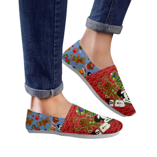 Christmas Sketch Slip On Toms