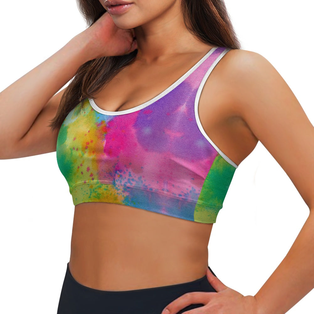 Tie Dye Splatter Women's Sports Vest