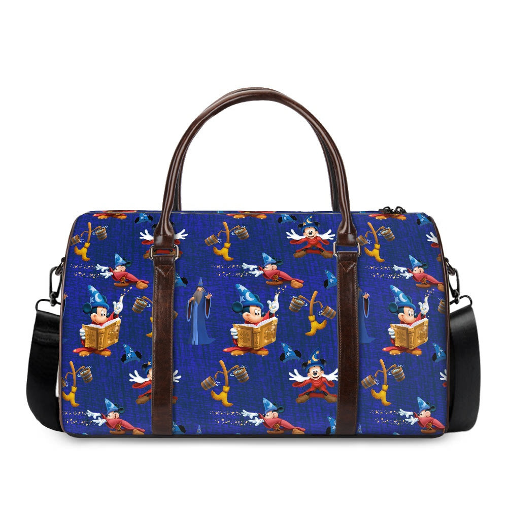 Mouse Sorcerer Travel Handbag