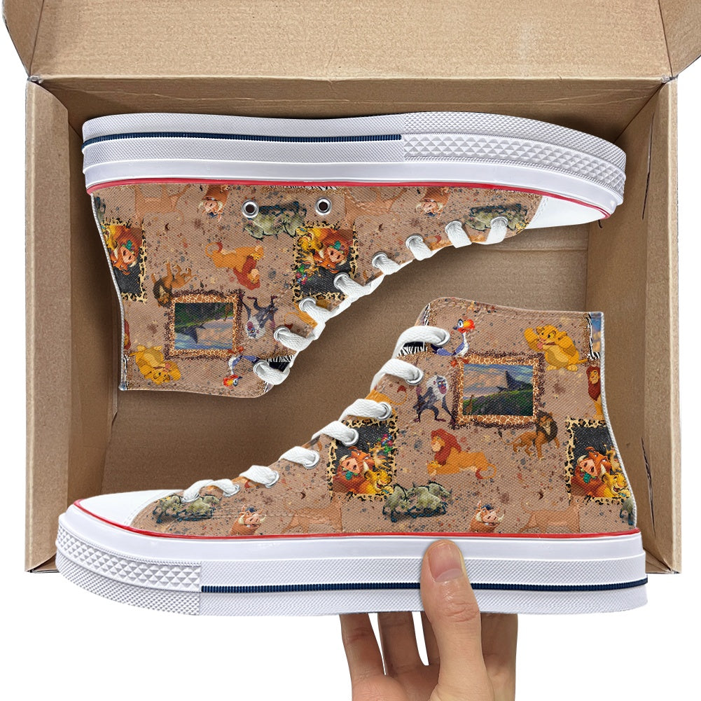 Pride Rock High Top Canvas Shoes