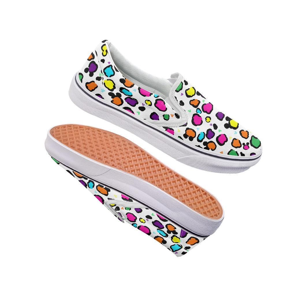 Neon Spots Pedal canvas shoes for Adult