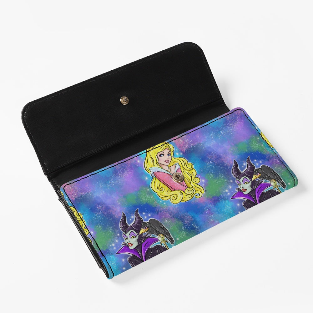 Sleepy Princess Long Folding Wallet