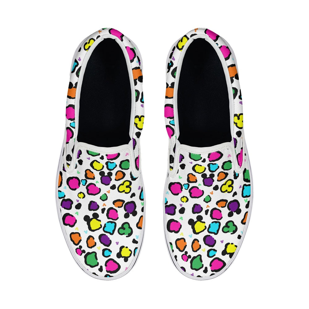 Neon Spots Pedal canvas shoes for Adult