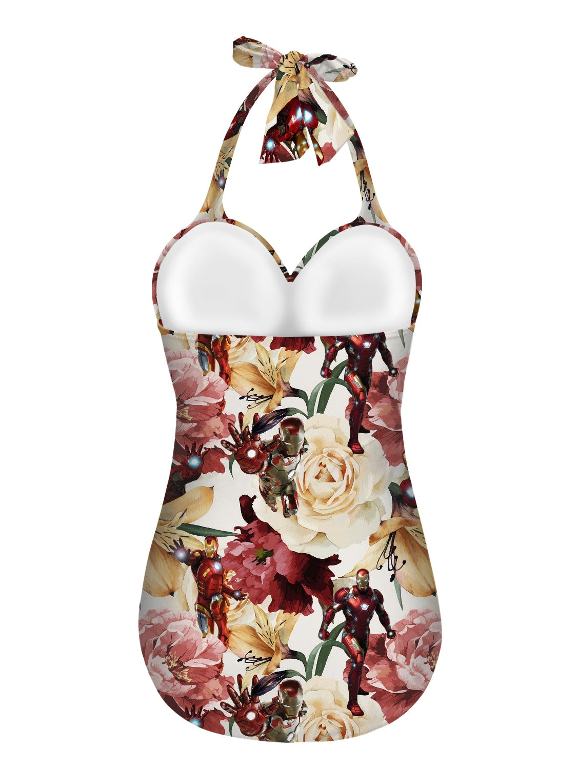 Floral Iron Strappy one piece