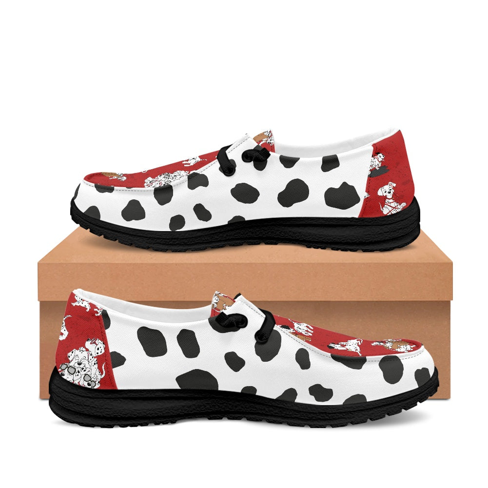 Dalmatians Men's Lace Up Loafers