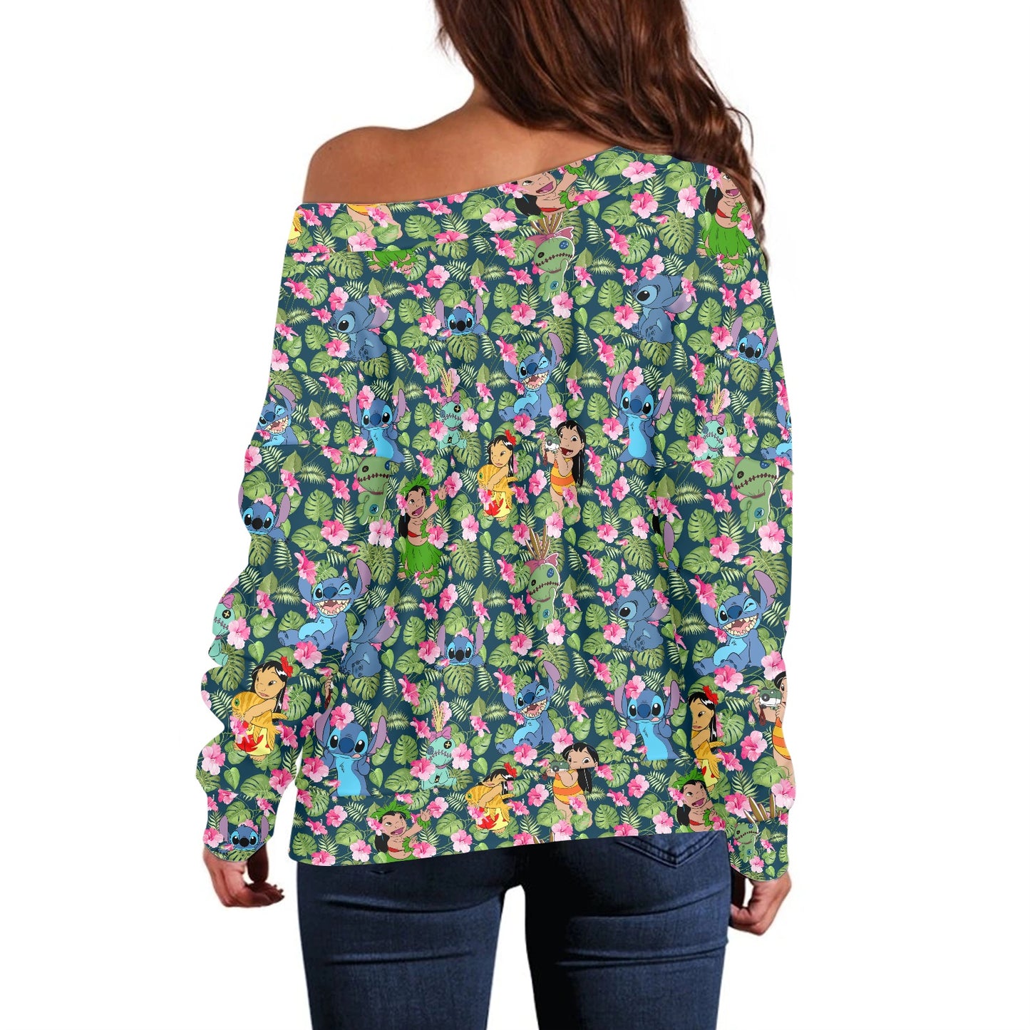 Hawaiian Alien Women's one-shoulder top