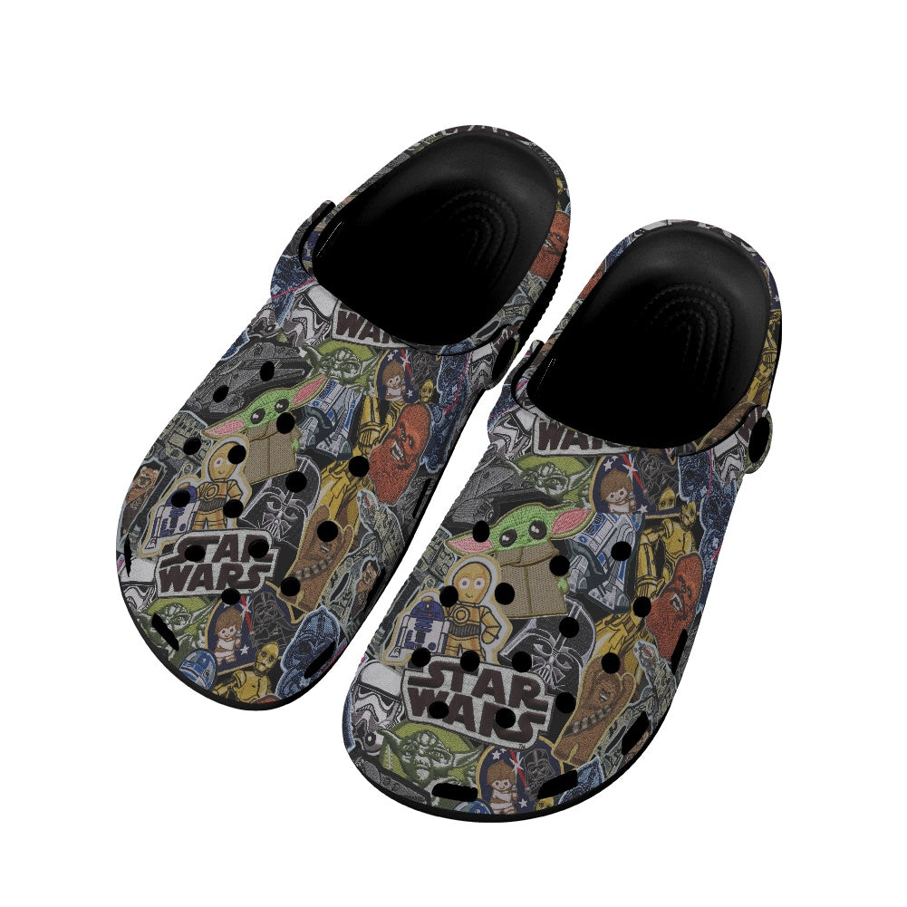 SW Patch Adult Crocs Black Sole