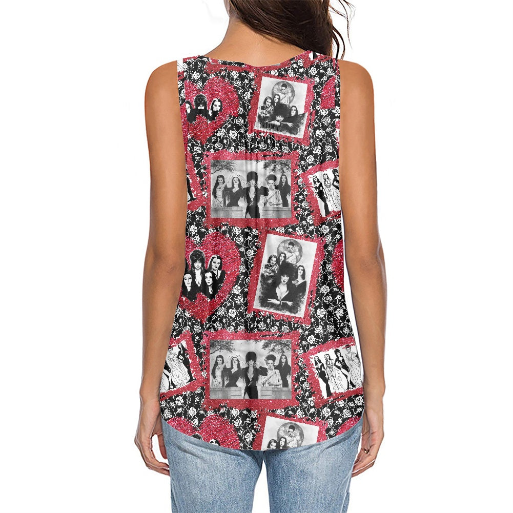 Scream Queens Women's Sleeveless V-Neck Top