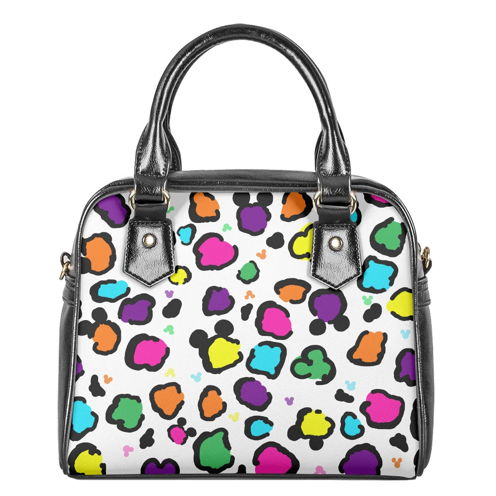 Neon Spots Bowler Bag