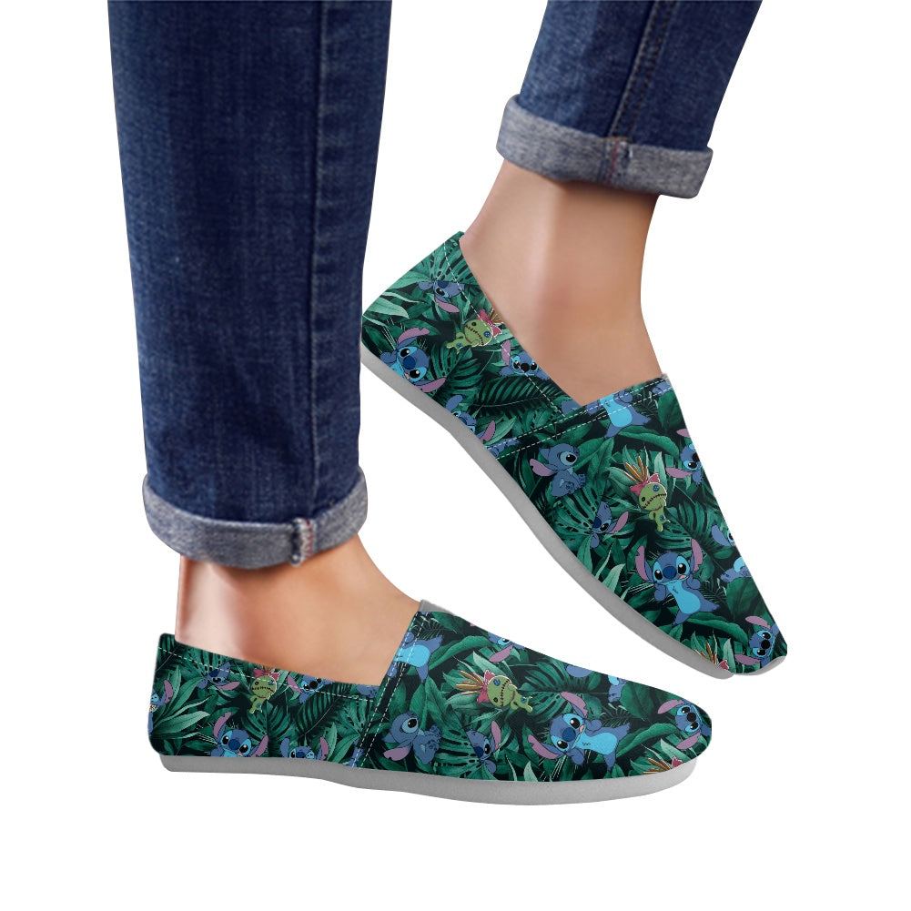 Tropical Alien Slip On Toms