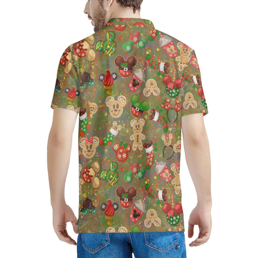 Christmas Cookies Polo T-shirt