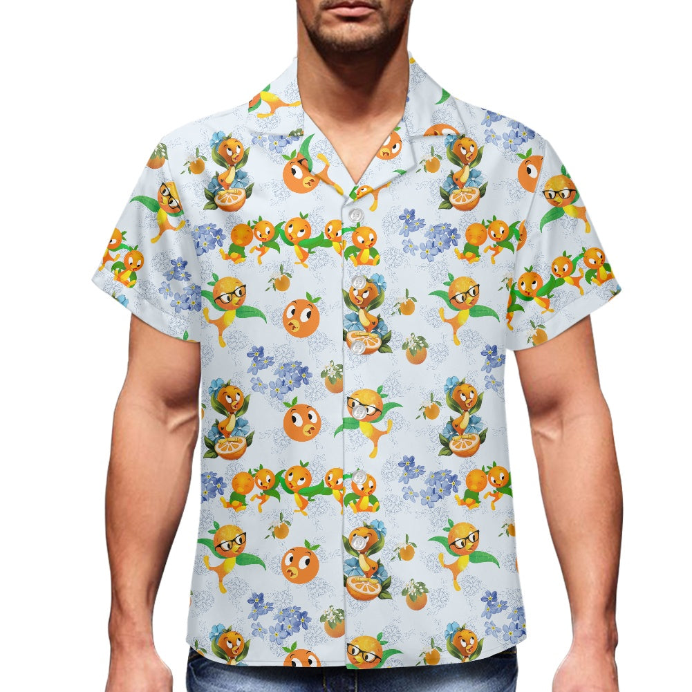 Classic Orange Bird Hawaiian shirt