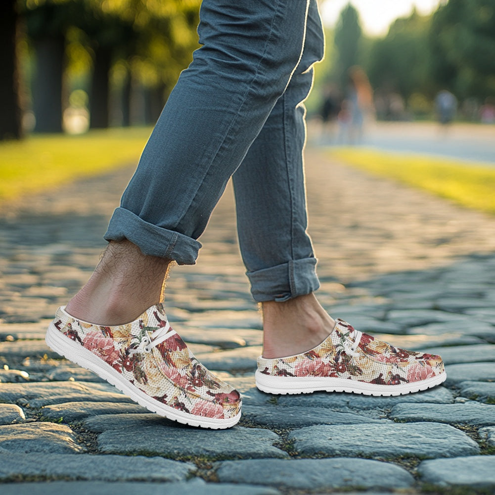 Floral Iron MESH DUDE SHOES