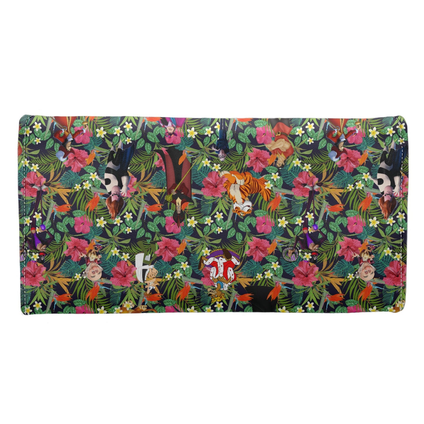 Tropical Male Villains Long Folding Wallet