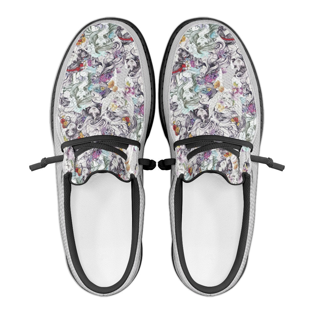 Princess Floral MESH DUDE SHOES