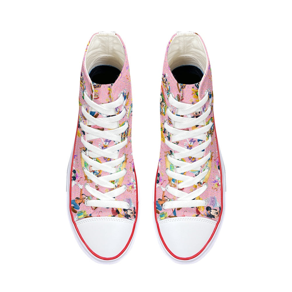 Birthday Pals High Top Canvas Shoes