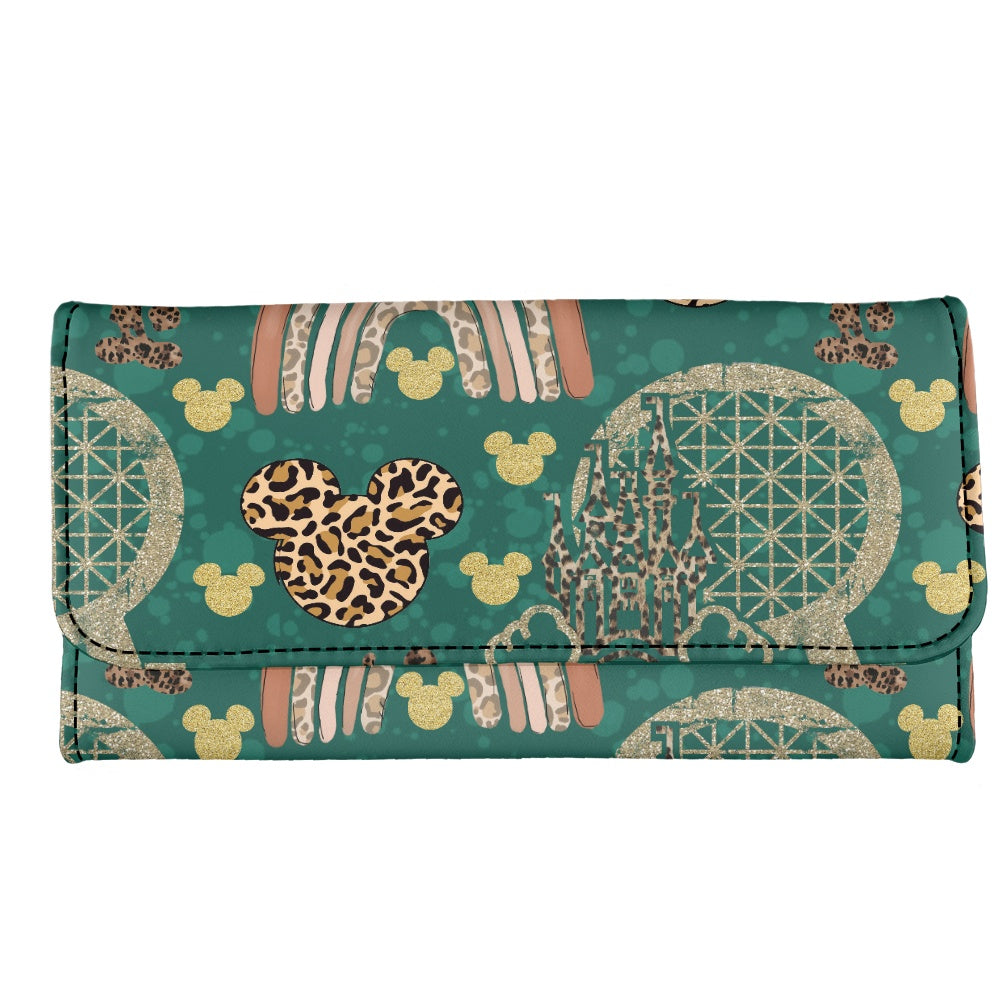 Cheetah Rainbow Long Folding Wallet