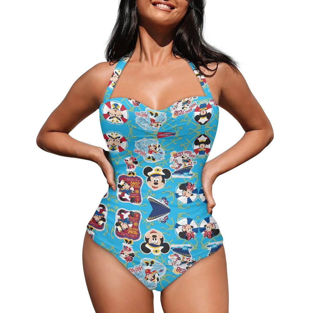 Cruise Mouse Strappy one piece