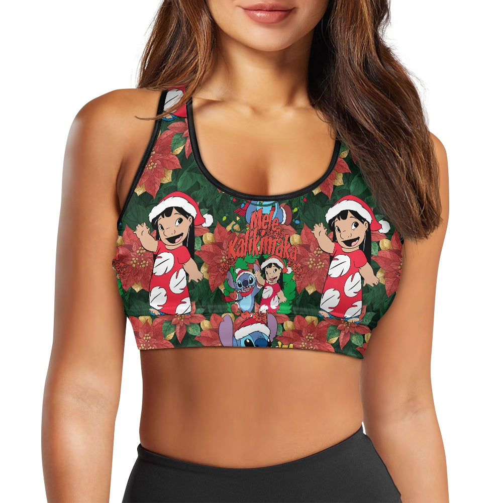 Hawaiian Christmas Women's Sports Vest