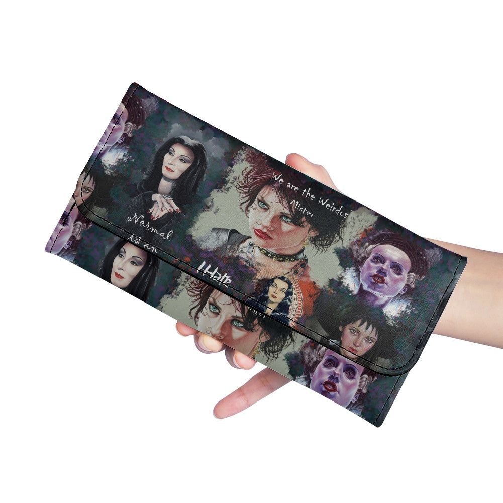 Spooky Babes Long Folding Wallet