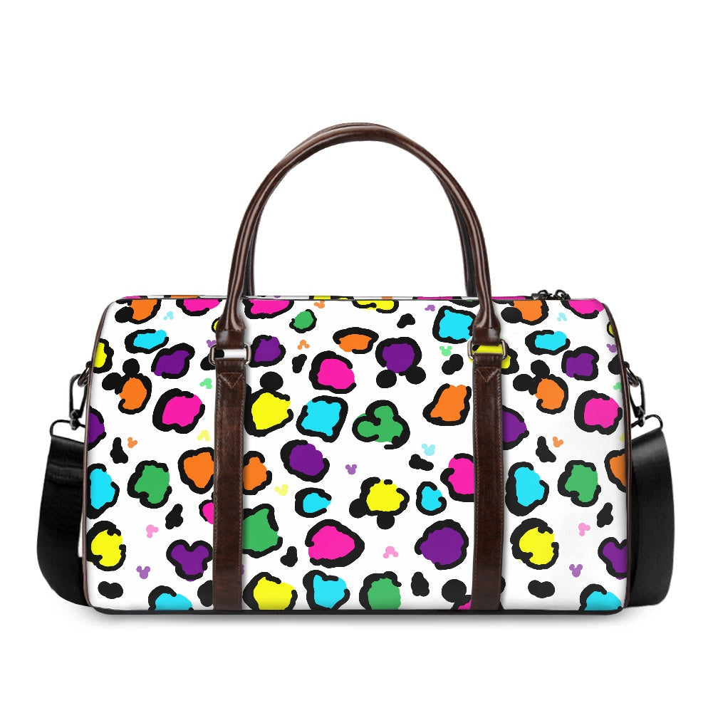 Neon Spots Travel Handbag