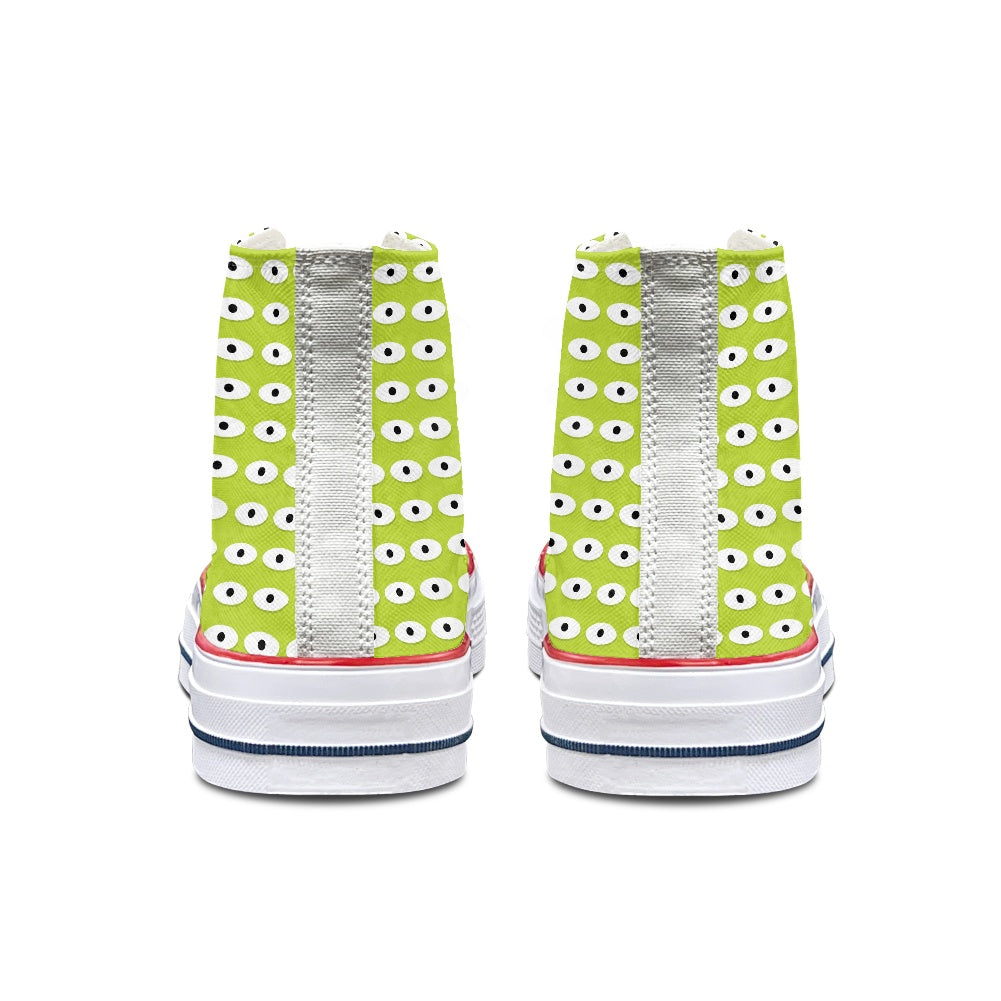 Toy Box- Alien High Top Canvas Shoes