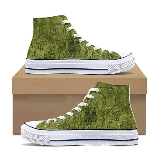 Green Swamp High Top Canvas Shoes