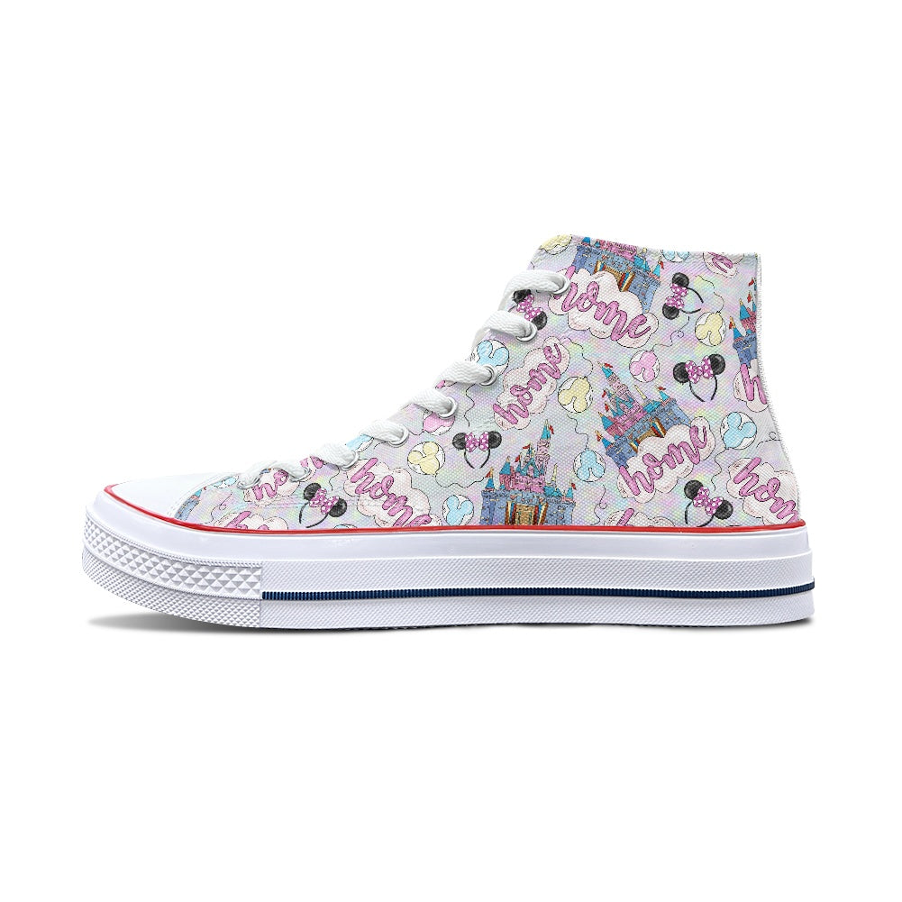 Home High Top Canvas Shoes