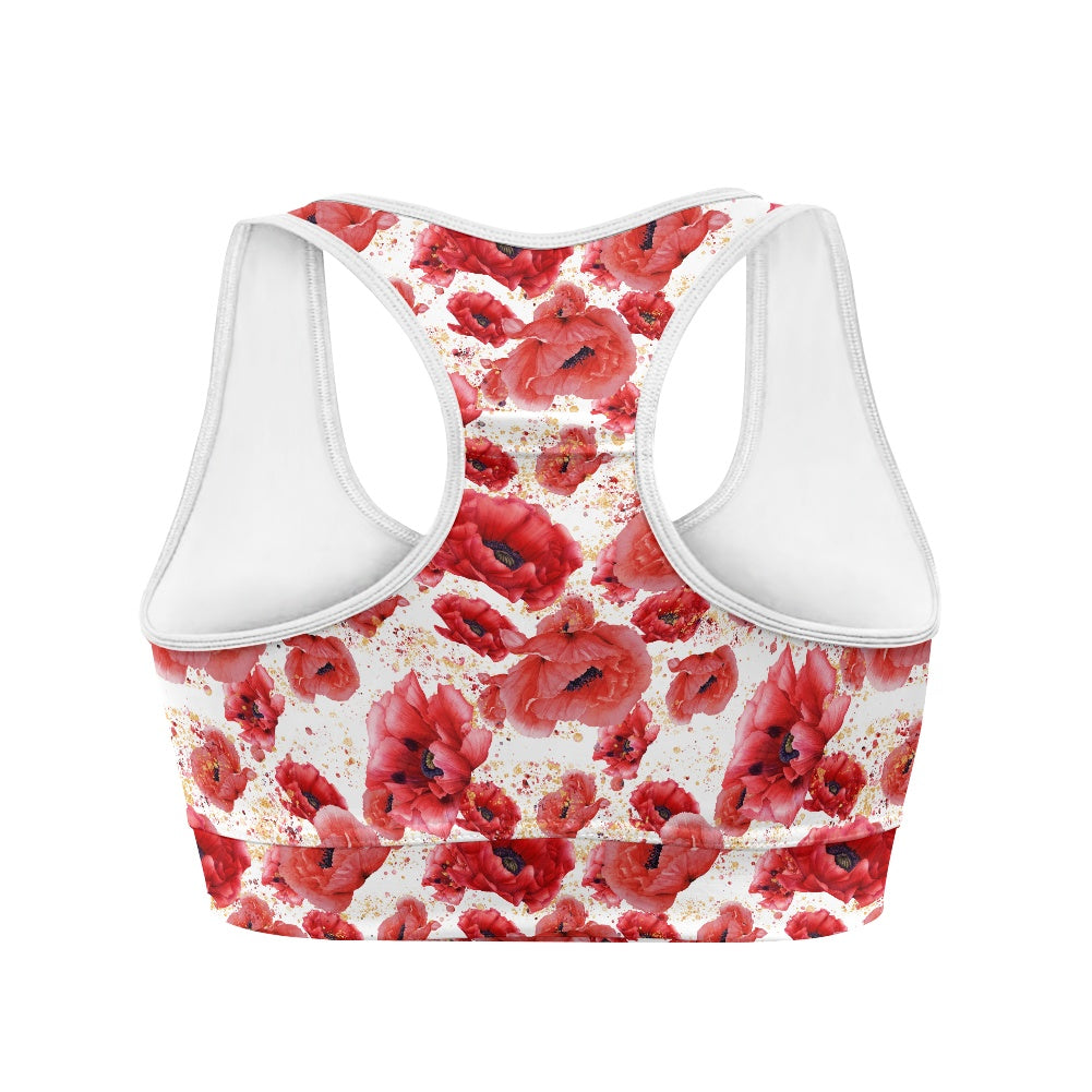 Poppies Women's Sports Vest