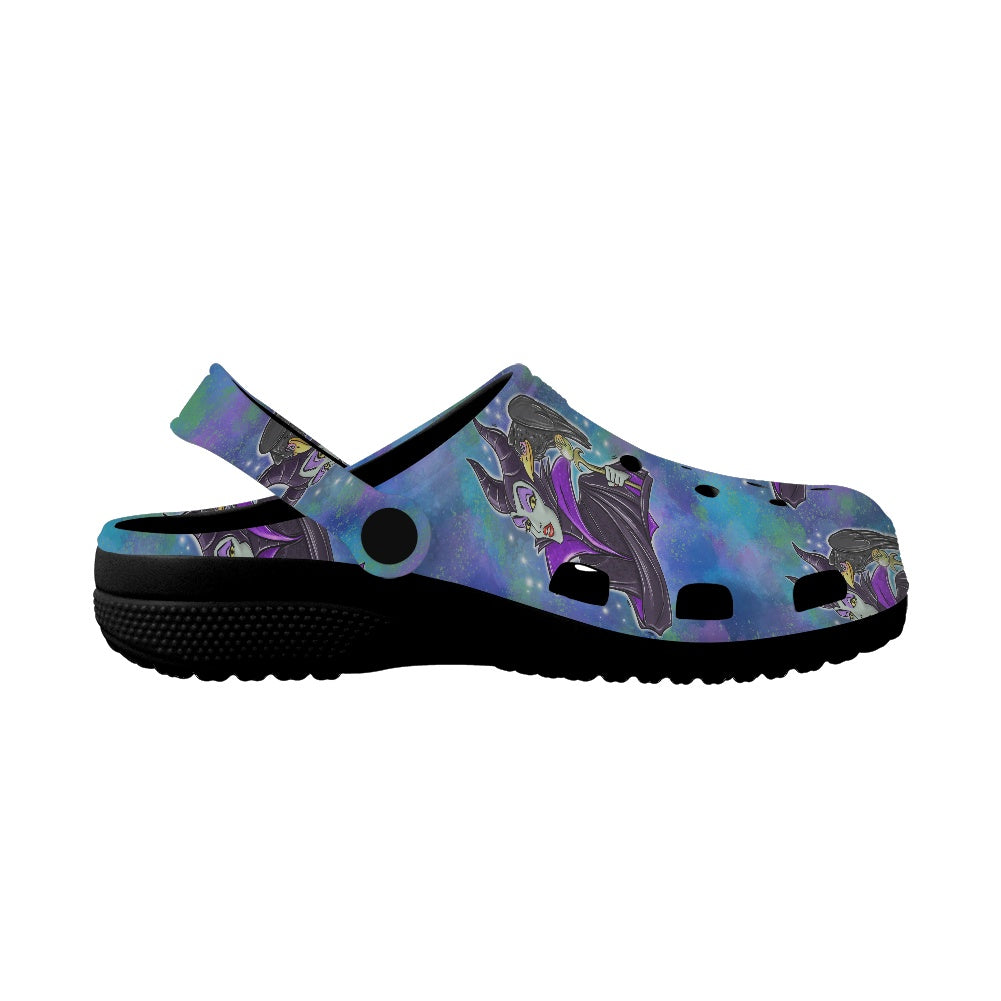 Evil Fairy Adult Crocs Black Sole