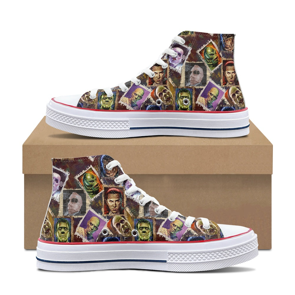 Movie Monsters High Top Canvas Shoes