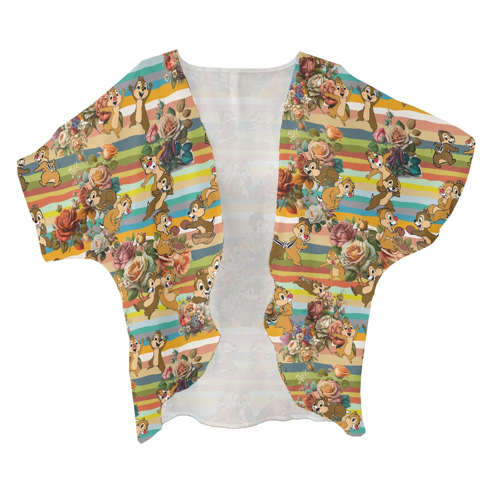 Chipmunks Women's cardigan chiffon shirt