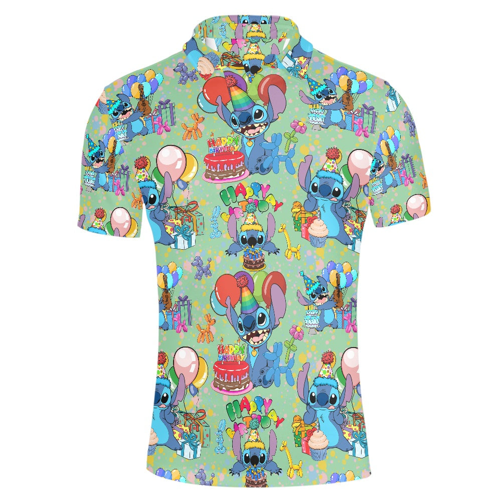 Birthday Alien Polo T-shirt