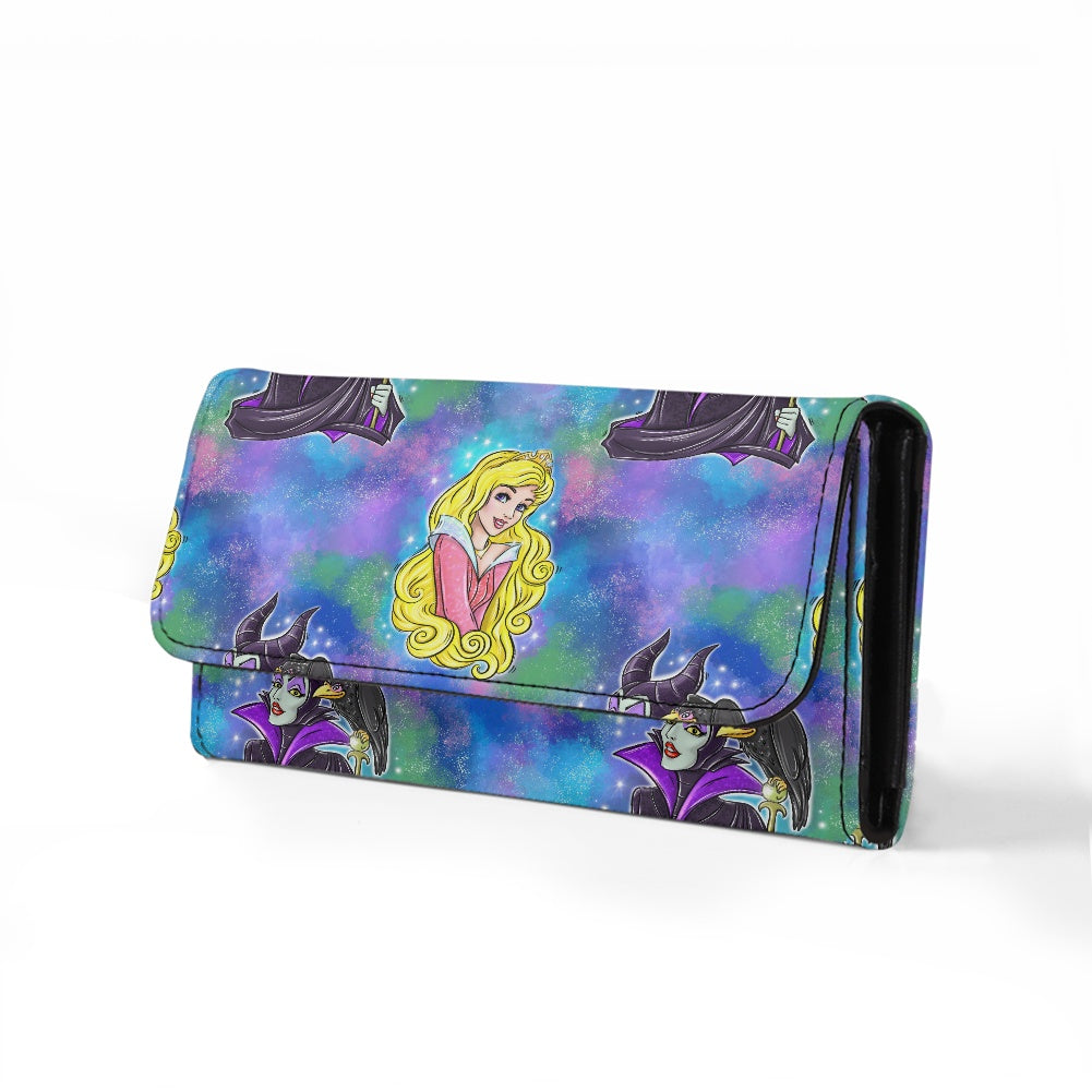 Sleepy Princess Long Folding Wallet