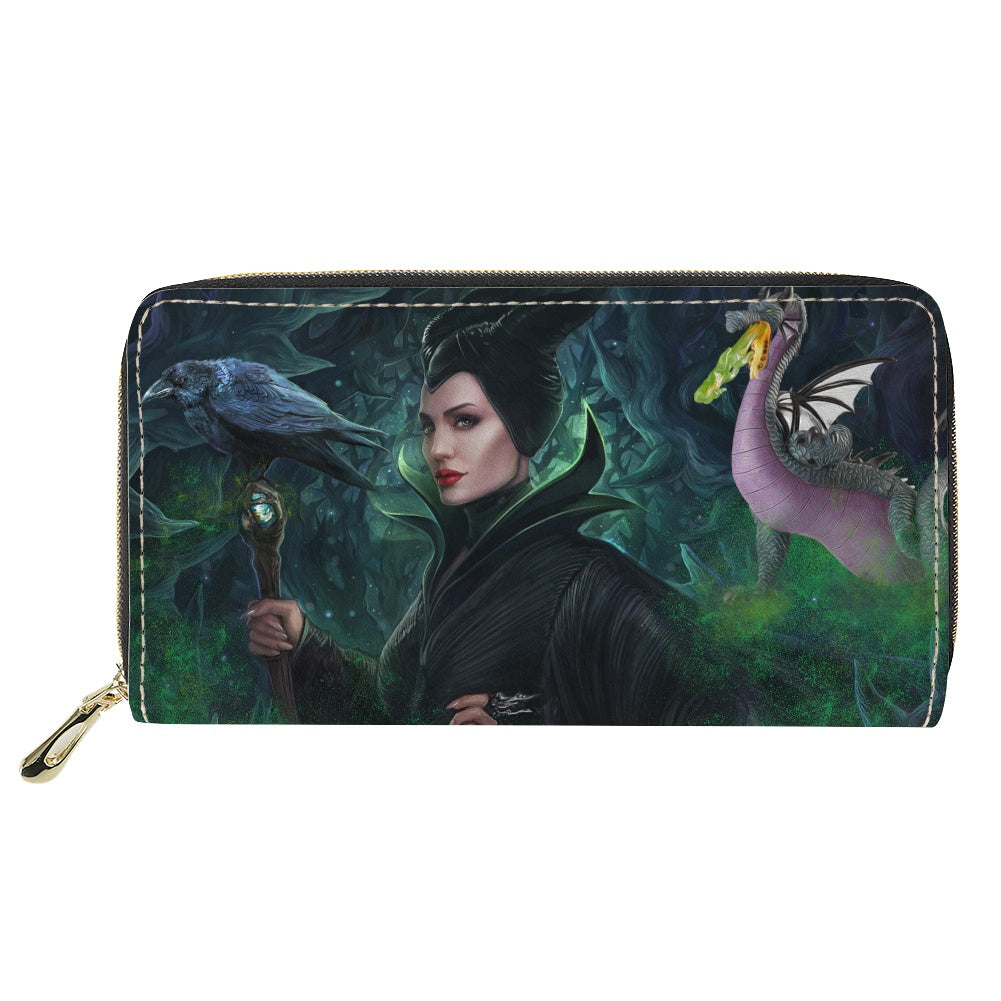 Evil Fairy Mist PU wallet (nylon zipper)