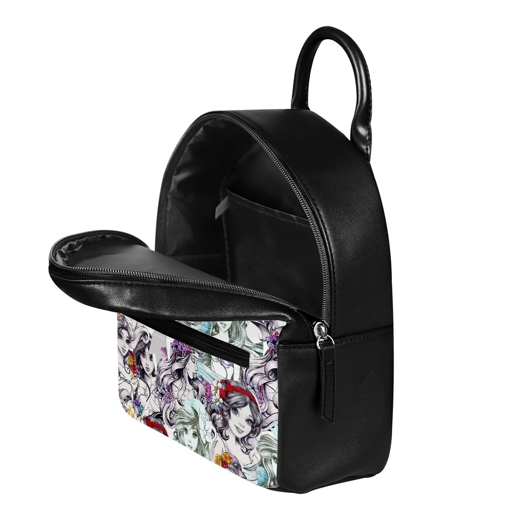 Floral Princess Small Backpack