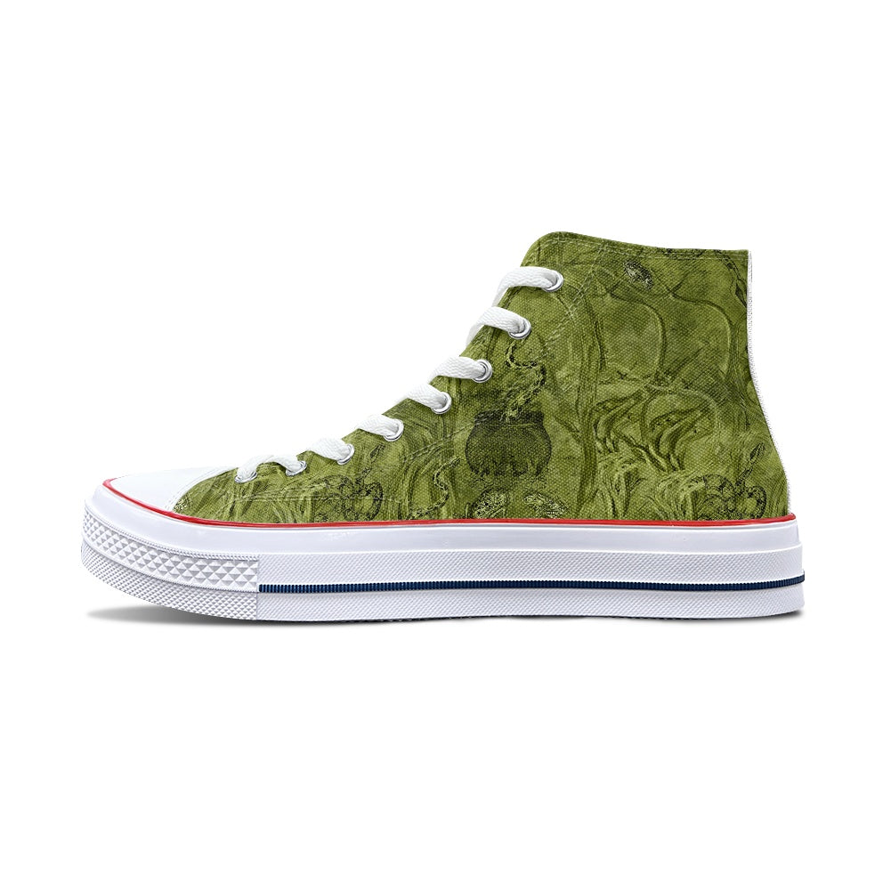 Green Swamp High Top Canvas Shoes