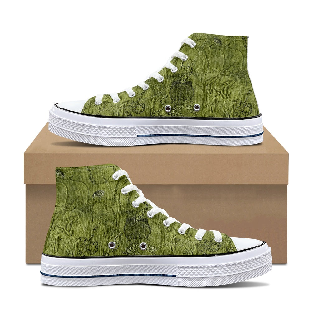 Green Swamp High Top Canvas Shoes