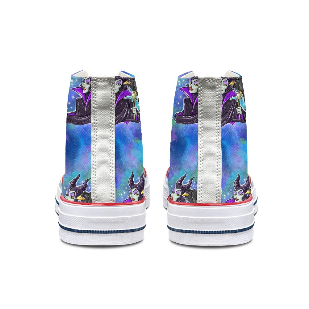 Evil Fairy High Top Canvas Shoes