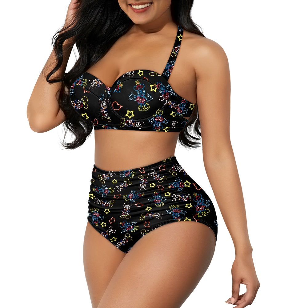 Neon Mouse Two-piece Swimsuit