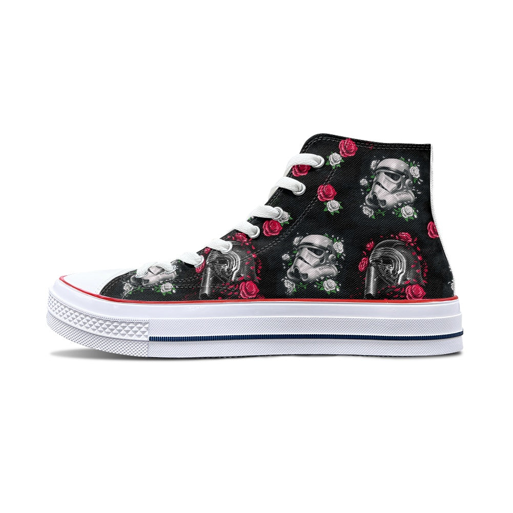 Kylo Trooper High Top Canvas Shoes