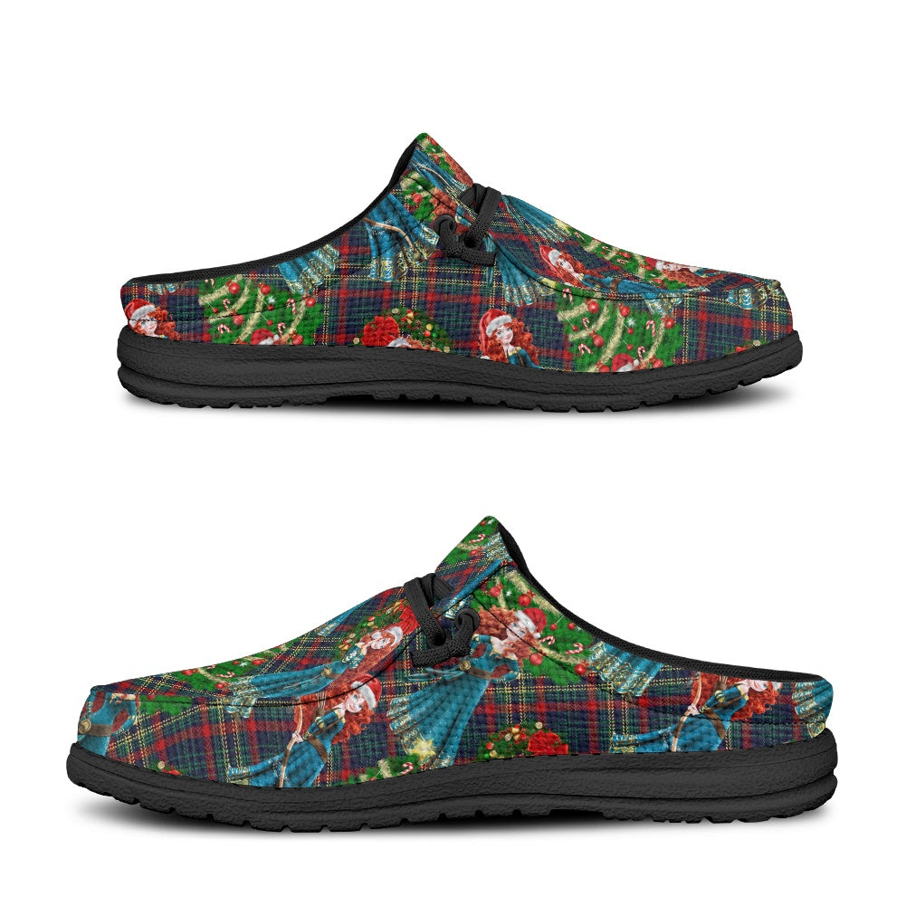 Scottish Christmas MESH DUDE SHOES