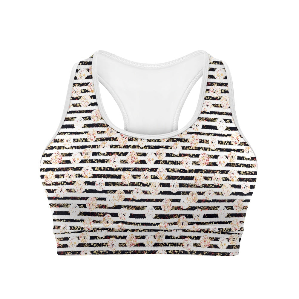 Polka Stripe Women's Sports Vest