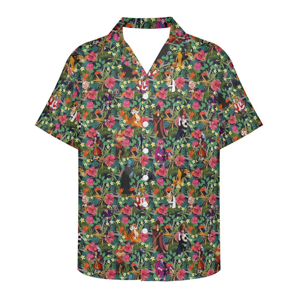 Tropical Male Villains Hawaiian shirt