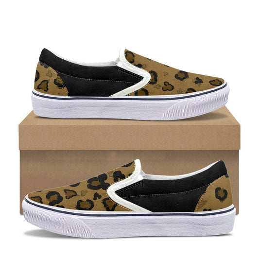 Cheetah Mouse Pedal canvas shoes for Adult