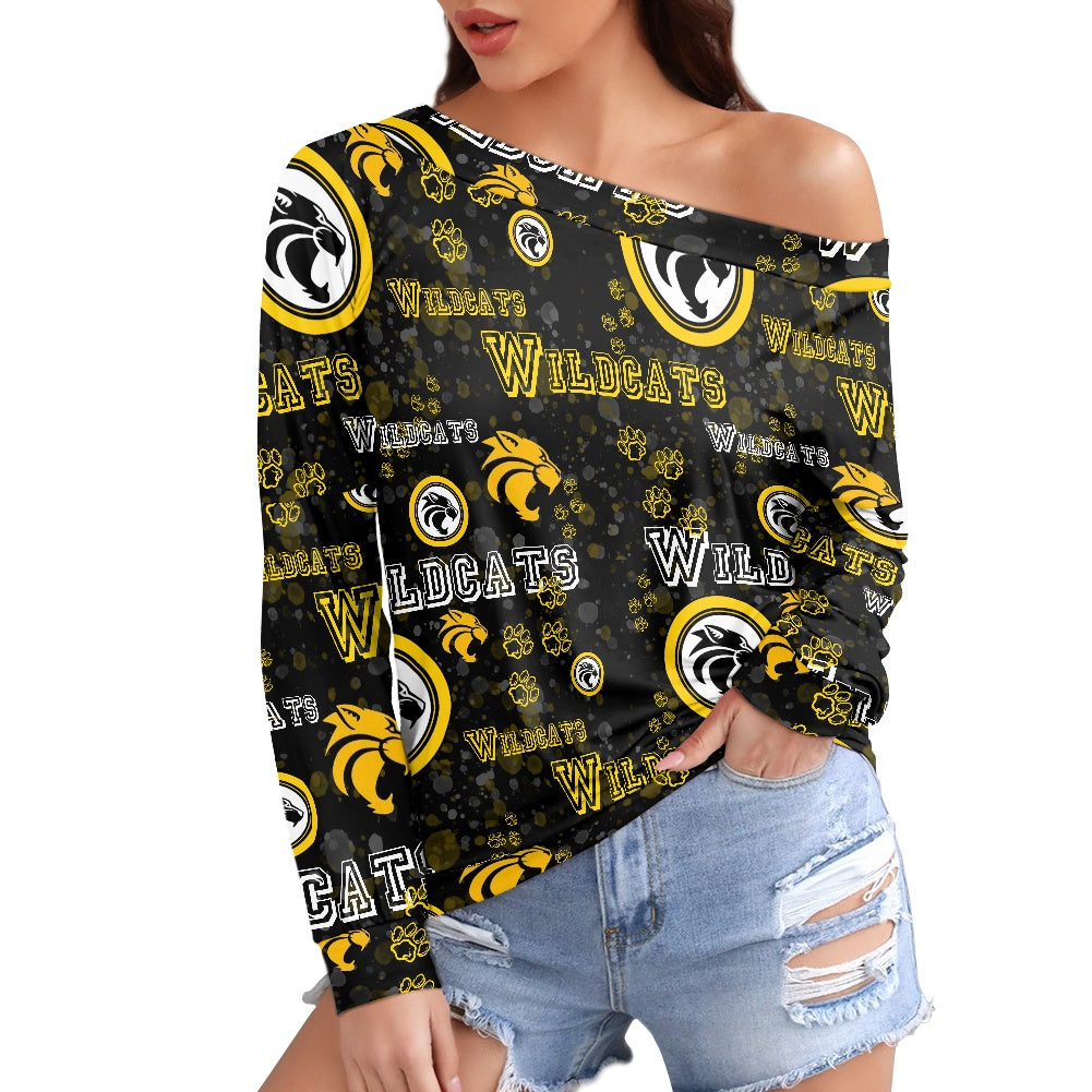 Wildcats Women's one-shoulder top