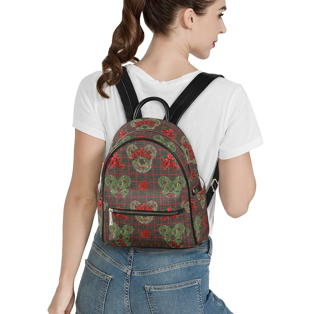 Christmas Wreaths Casual Backpack for women