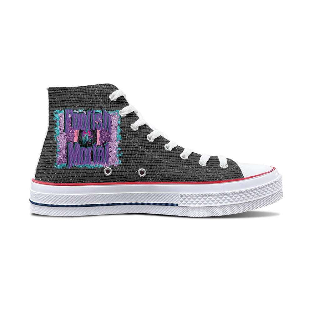 HM Foolish Mortal High Top Canvas Shoes