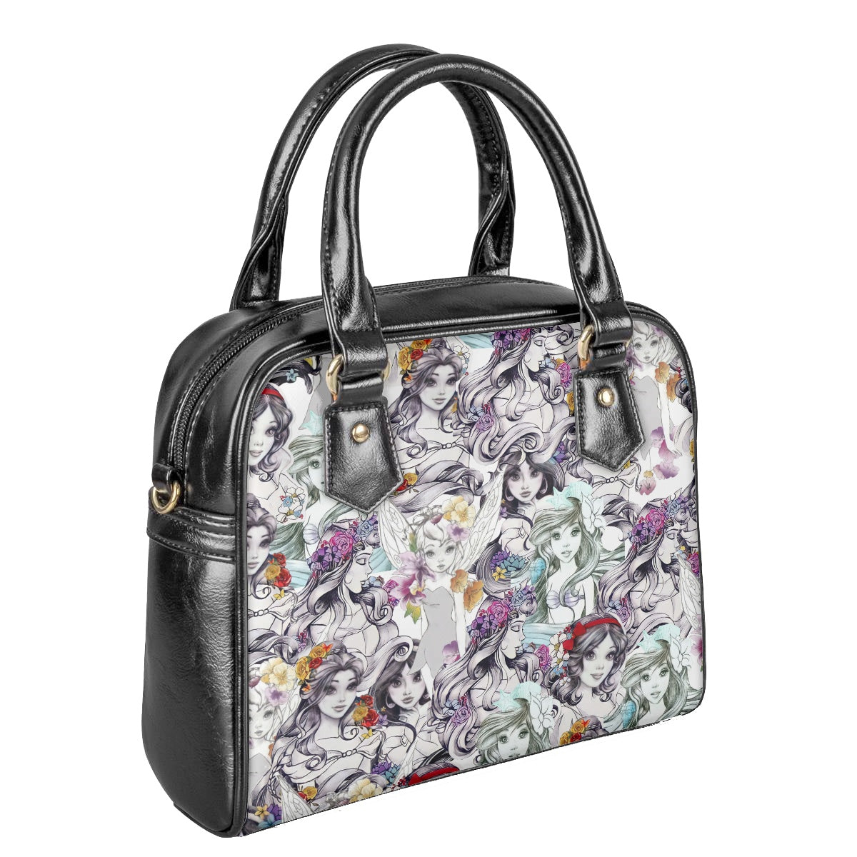 Floral Princess Bowler Bag