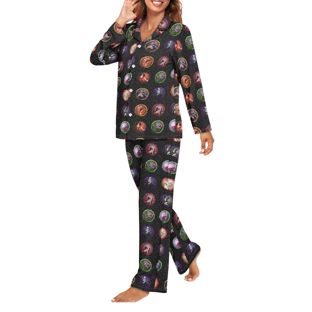 Villain Babes Pajamas (button)